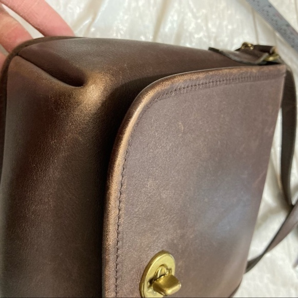 Coach vintage brown leather companion legacy messenger crossbody bag 9076 - Picture 9 of 16